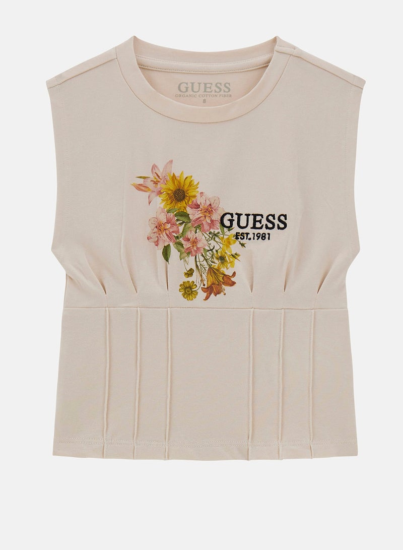 GUESS Kids Graphic Crew Neck T-Shirt - Image 1