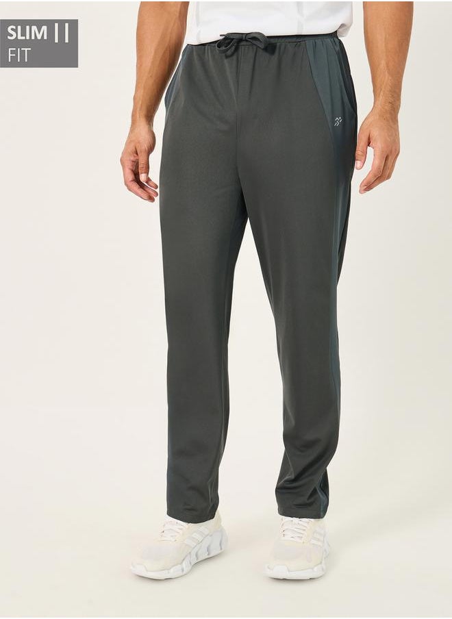 Styli 4-Way Stretch Slim Fit Training Track Pants  - Image 1