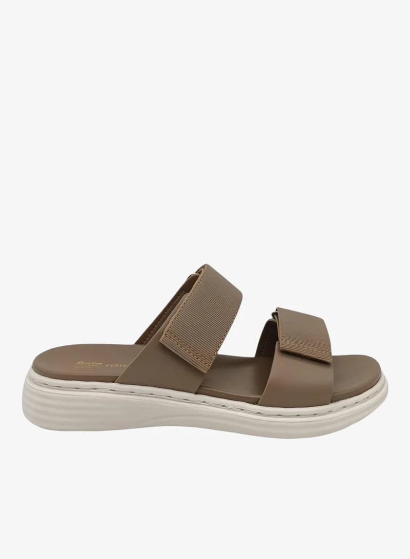 باتا صنادل سلايد مريحة بأشرطة مزدوجة