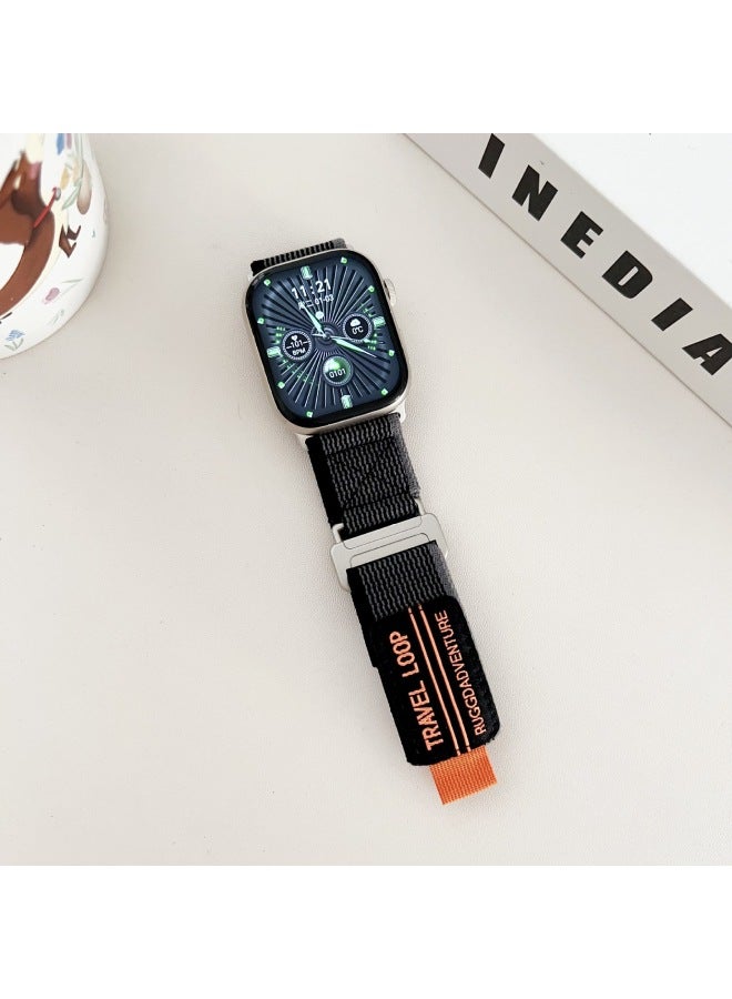 Adjustable Wristband For Apple Watch Apple 78910 Generation Lu Buckle Revision Wild Trail Nylon Strap 