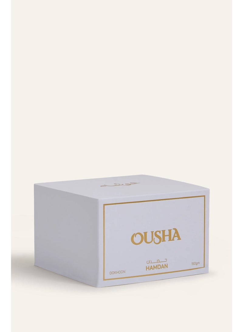 Ousha Hamadan Dokhoon 150g – Floral Oriental Incense with Jasmine, Gardenia & Vanilla - Image 3