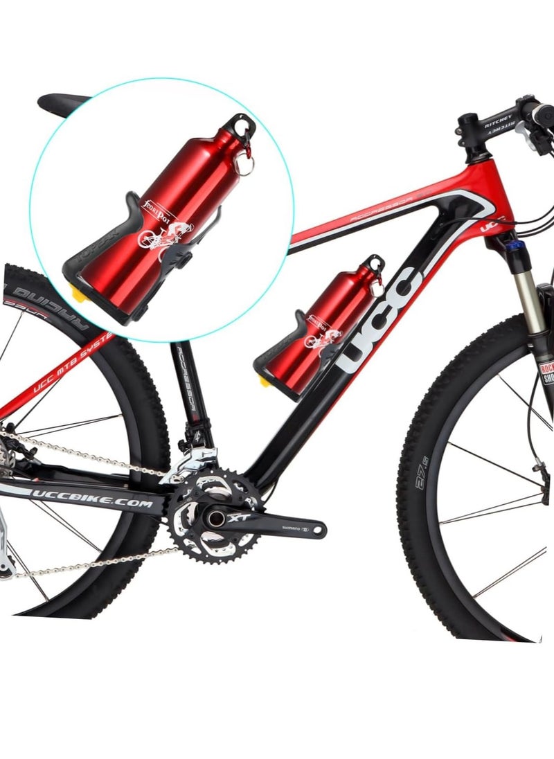 SYOSI - 4 Pcs Bicycle Bottle Cage Bottle Holder Bike Bottle Bracket Bike Water Bottle Rack Bike Holder MTB Bottle Cage Bike Bottle Rack Motorcycle Stand Bike Stand Socket Mountain Bike - Image 1