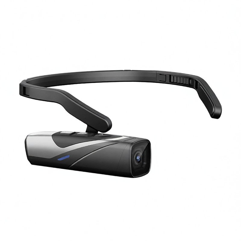 ORDRO EP8 Head Mounted Camera 4K 60FPS Wearable Video Camera Hands-Free Vlog Camera Camcorder Built-in Anti-shake Gimbal 2.0 Fast Charge Battery 130° Wide Angle Vertical Recording Mode APP Control - Image 1