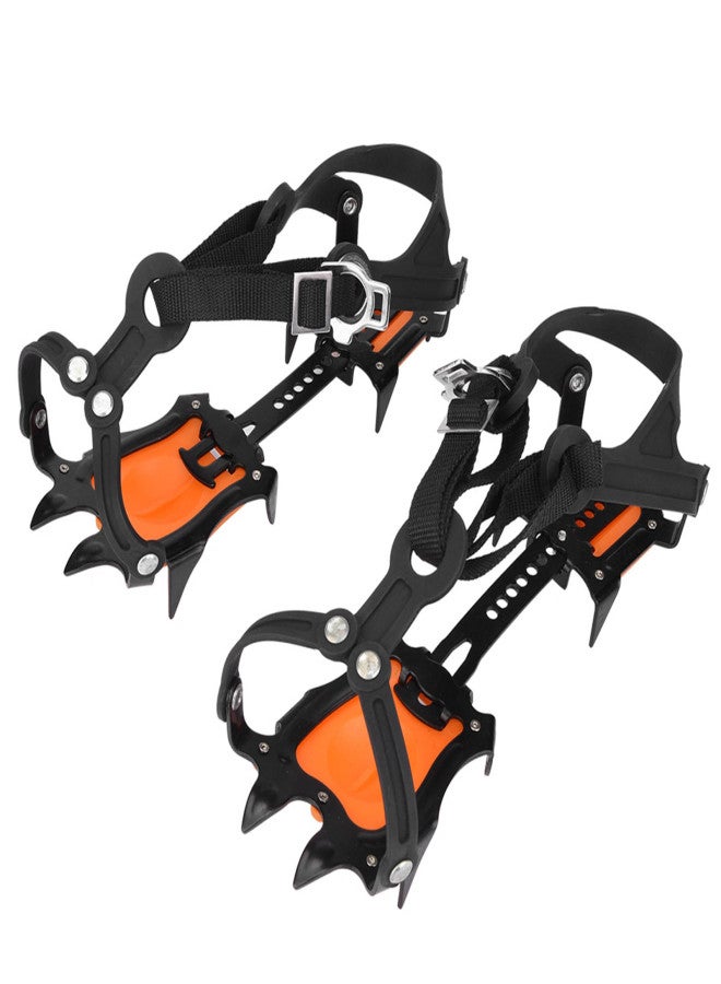 Portable Outdoor Sports 10 Toothed Snow Crampons Slip Resistant Ice Gripper - Image 2