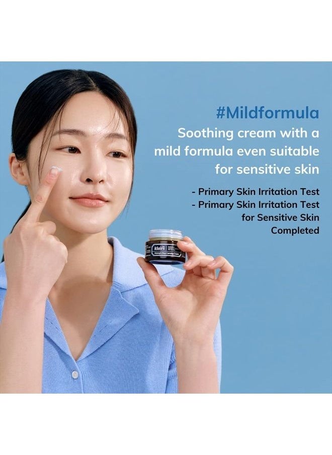 [DearKlairs] Midnight Blue Calming Cream, facial spot cream, Guaiazulene, Centella Asiatica, For troubled and sensitive skin, rapidly calm and soothe sensitivity, night calming spot cream (1.01 Fl Oz