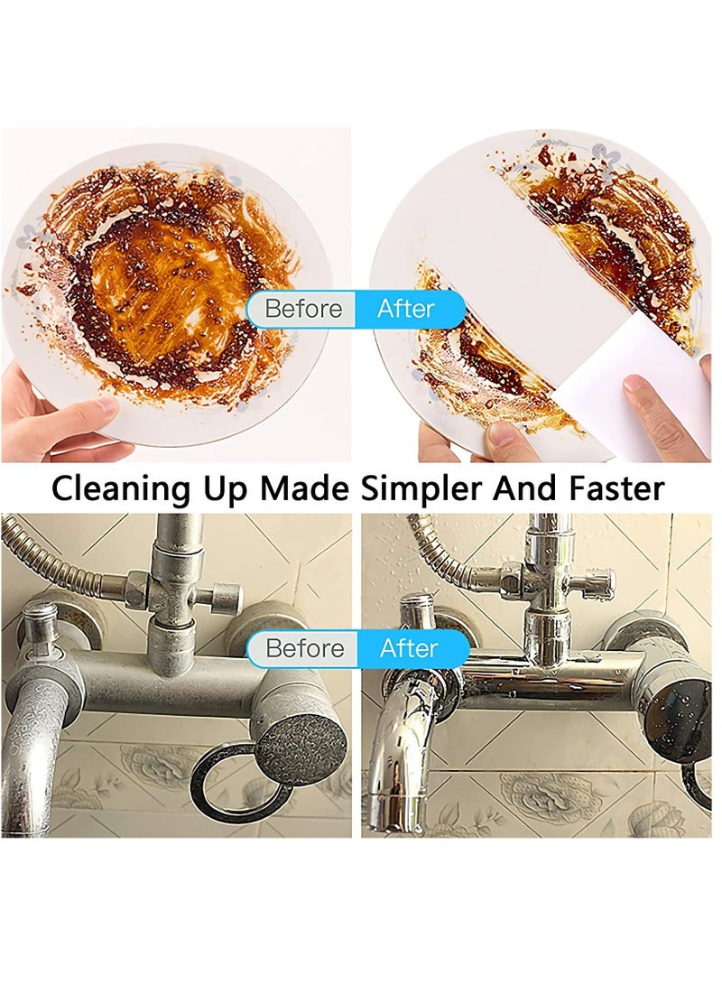 KASTWAVE Magic Sponge Eraser,100 Pack Add Water Melamine Sponge Foam, Extra Large Multi-Surface Household Cleaning Non-Scratch Scrub Sponge Pads for Kitchen, Car,Sink,Shoe，Bathtub Cleaning Sponge - Image 4