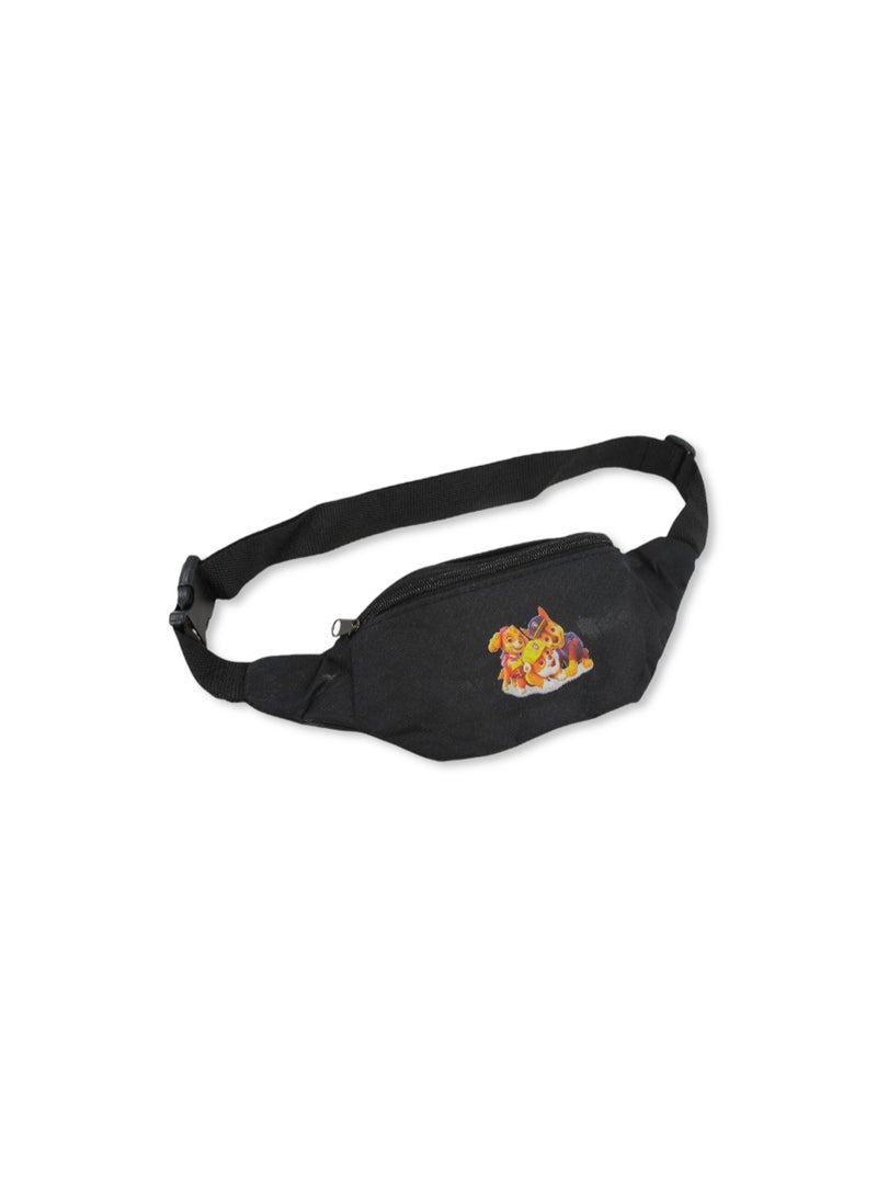 Waist Bag – Black with Paw Patrol Print - Image 1