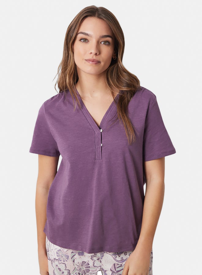 women'secret Cotton Short Sleeve T-Shirt - Image 1