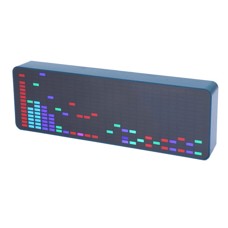 LED Music Spectrum Display: 384 RGB LEDs 16 Columns 24 Rows, 20 Dynamic 7 Color Effects - Voice Sensor & USB Powered, ABS Construction RGB LED Display for Home Entertainment & Desktop Decor - Image 4