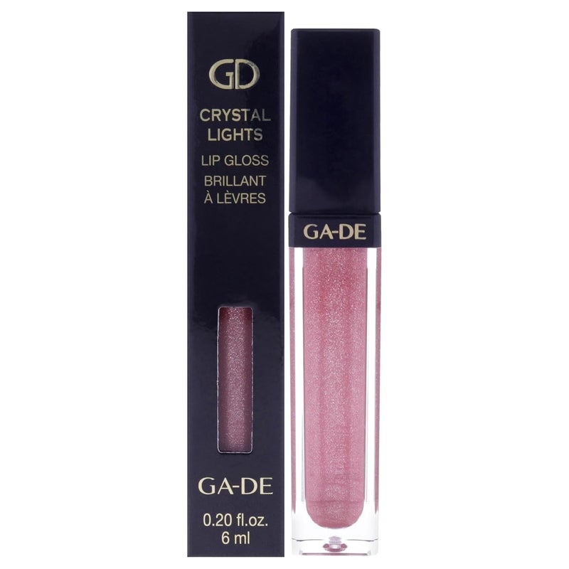 GADE Crystal Lights Lip Gloss 512  Enriched with LightReflecting Crystal Pearls  Smooth Silky Rich Color  Moisturizes and Adds Shine  02 oz