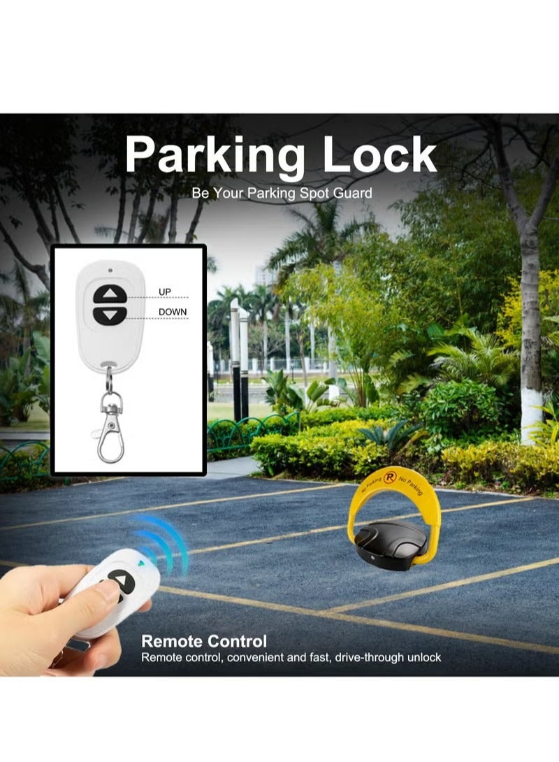 إيزي سو Intelligent Remote Control Parking Lock with Collision Alarm, 6 kg, Parking Barrier, Cylindrical Lock, Double Lock Design to Prevent Others from Occupying the Parking Space - Image 2