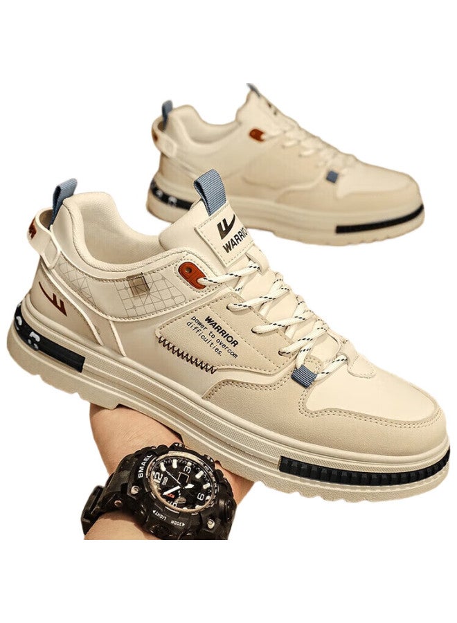 Pull Back Huili Casual Shoes, National Trend Footwear, Men'S Outdoor Versatile Sports Sneakers, Men'S Shoes, 1065 Beige/Khaki, Size 43 - Image 2