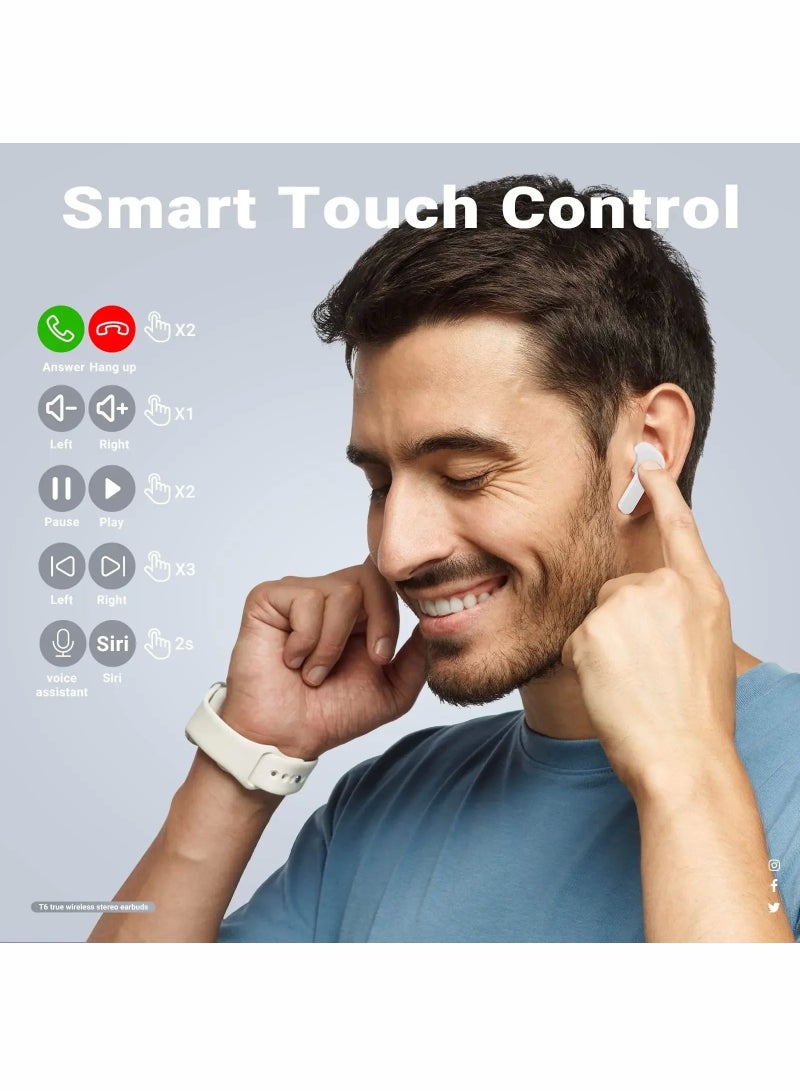 True Wireless Headset With Charging Case Box And Cable, bluetooth earphones  - Image 5