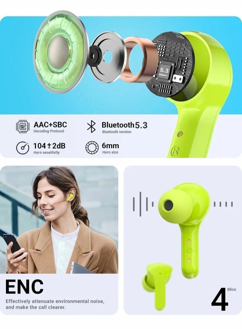 True Wireless Headset With Charging Case Box And Cable, bluetooth earphones  - Image 3