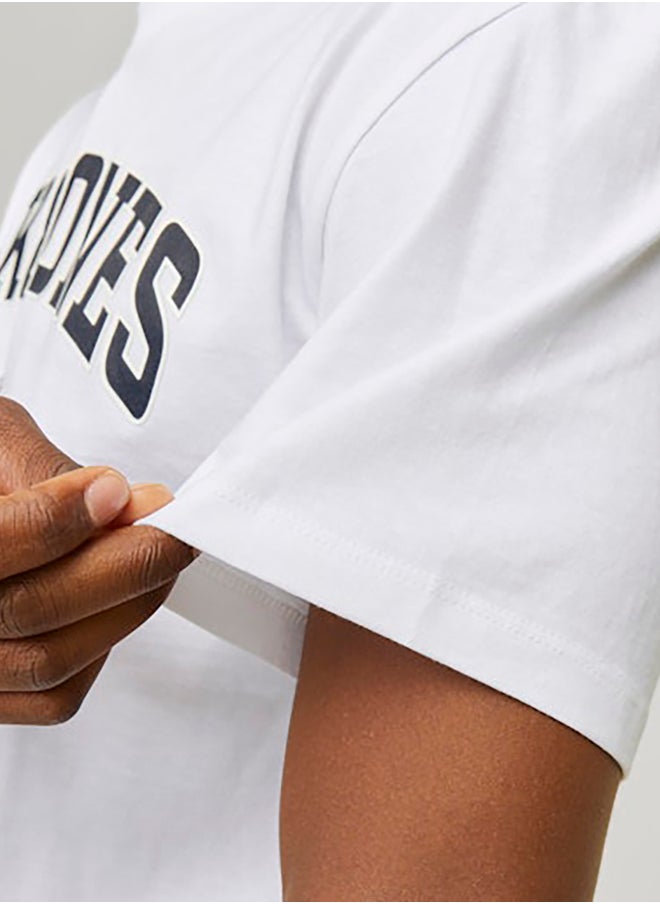 Jjecaleb Varsity Tee Ss O-Neck Noos