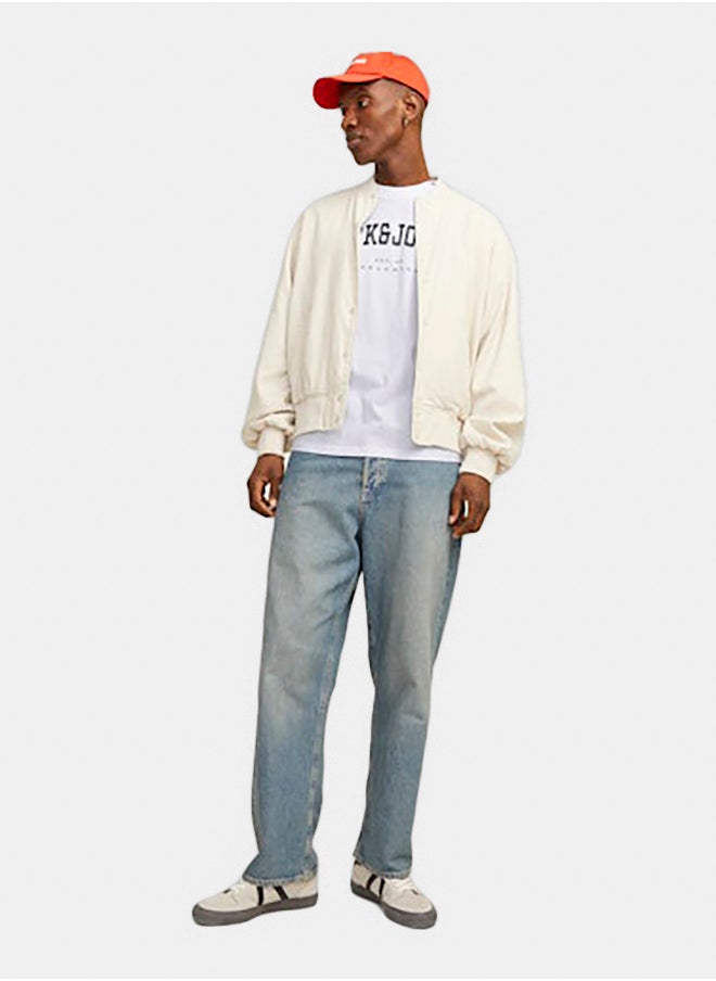 Jjecaleb Varsity Tee Ss O-Neck Noos
