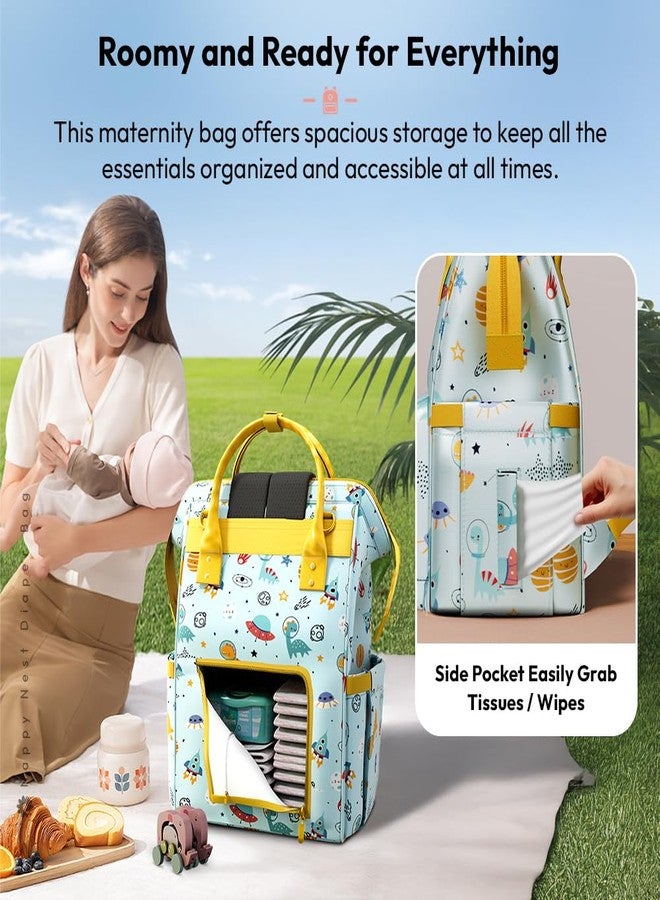 StarAndDaisy Diaper Bag for Mothers for Travel/Diaper Bag, 28L Waterproof Baby Bag for Mother Travel with 15 Multipurpose Pockets - Image 5