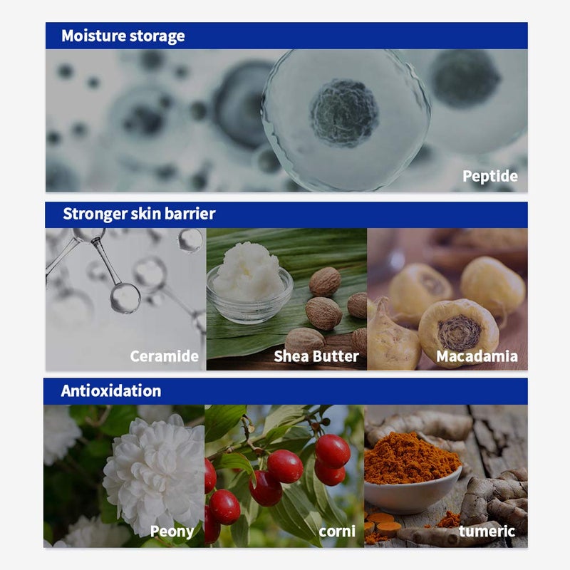 Pyunkang Yul PKY Intensive Repair Cream - Ceramide Moisturizer for Dry Skin with Shea Butter & Macadamia Oil, 1.7 Fl. Oz - Image 4