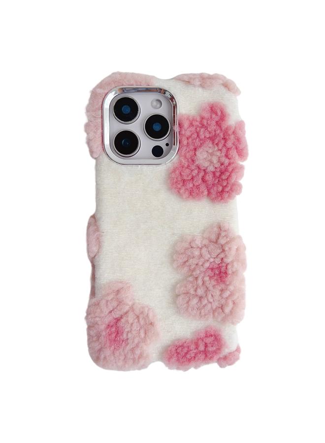 S-TOP Case For iPhone 15 Pro Max Jacquard Plush TPU Phone Case - Image 1