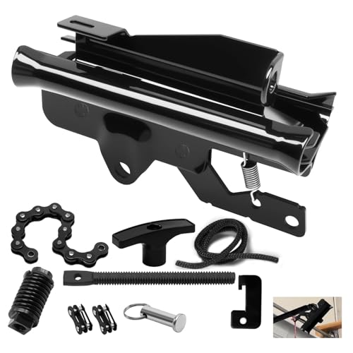 WFCYX 41B38691 41B38693A Garage Door Opener Carriage Complete Chain Drive Trolley Assembly Replacement Parts Fit for Liftmaster Chamberlain Garage Door Openers that utilize a TRail Assembly Black - Image 1