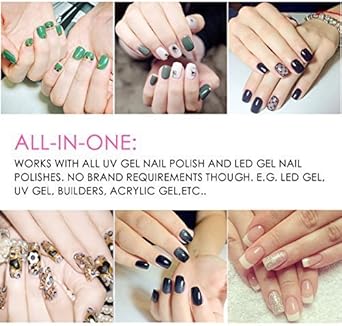 SUNUV UV Led Nail Lamp 48W UV Nail Dryer SUN4 for Shellac Manicure Gel with 4 Timers LCD Display Sensor and Double Speed Drying - Image 2