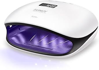 SUNUV UV Led Nail Lamp 48W UV Nail Dryer SUN4 for Shellac Manicure Gel with 4 Timers LCD Display Sensor and Double Speed Drying - Image 1