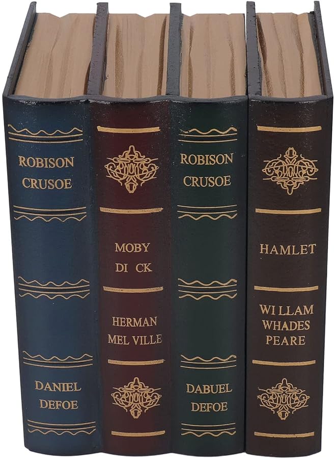 Sorandy Book Trinket Vintage Antique Book Decorations Storage Box Retro Book Trinket Box Decor For Home Living Room Cafe Small - Image 5