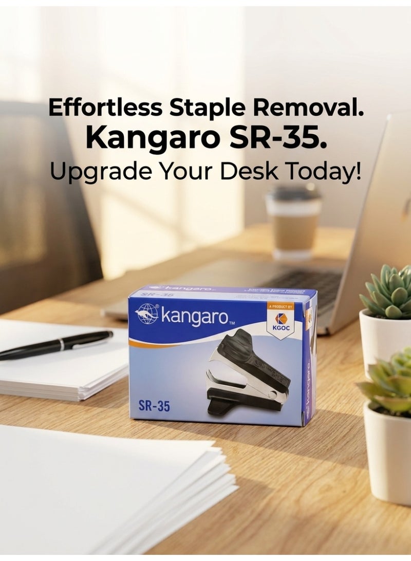 KANGAROO Kangaro SR-35 Mini Stapler – Heavy Duty Office Stapler - Image 1