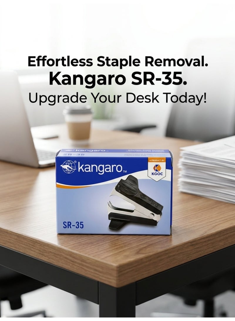 KANGAROO Kangaro SR-35 Mini Stapler – Heavy Duty Office Stapler - Image 3