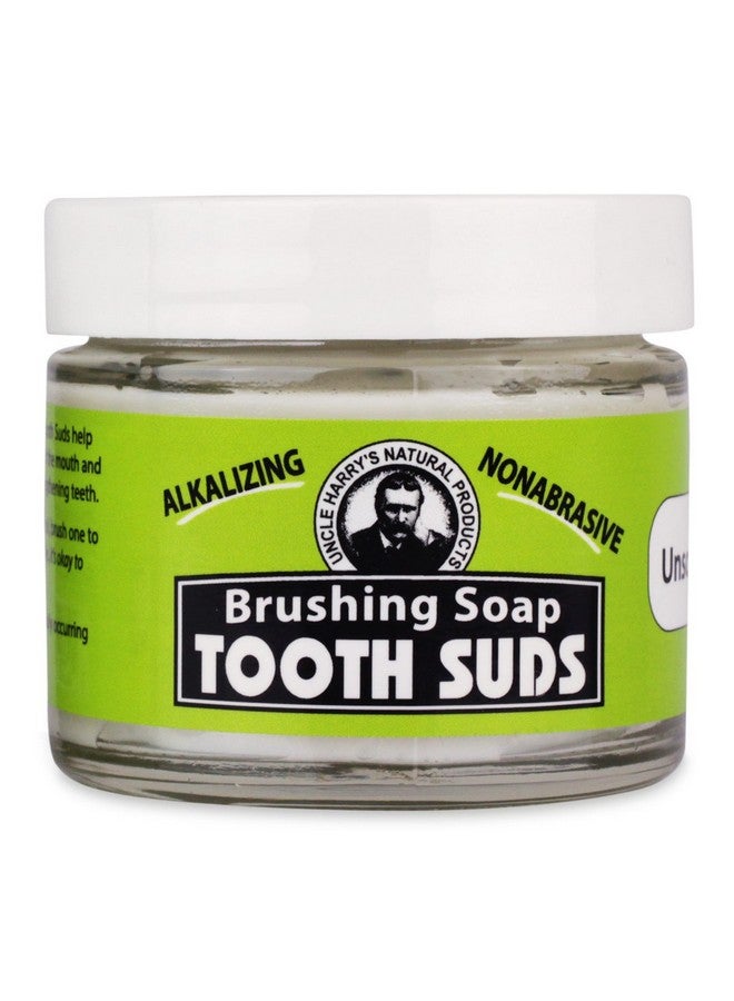 Uncle Harry's Uncle Harry’S Natural Products Alkalizing Nonabrasive Brushing Soap Tooth Suds Peppermint Remineralizes Tooth Enamel And Promotes Alkaline Ph Fluoride Free And Vegan 2 Ounce Glass Jar - Image 2