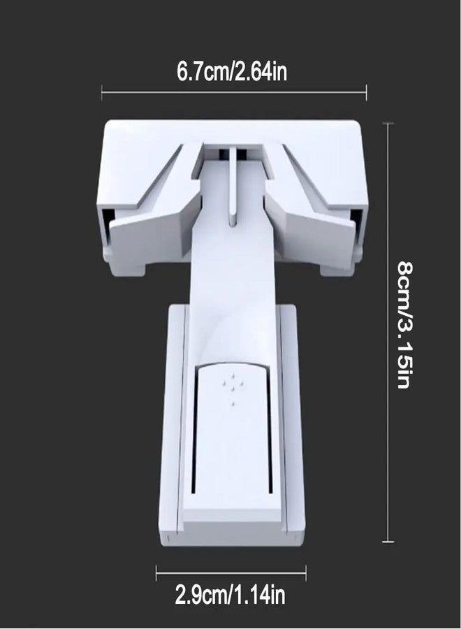 TGOPIT أقفال أمان أثاث الأطفال من TGOPIT - عبوة من قفل ثلاجة أبيض واحد، أقفال أمان للأطفال للأدراج والخزائن والثلاجة وخزانة الملابس، منتج لحماية الأطفال، أقفال أمان قوية ولاصقة. - Image 2