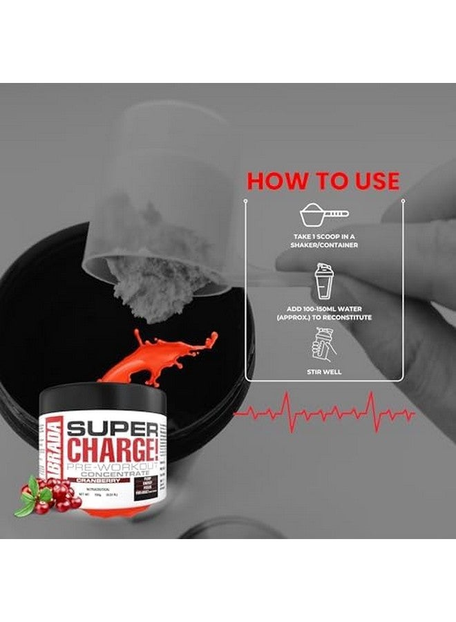 LABRADA Super Charge Pre-Workout Concentrate 150G, Cranberry (30 Servings | 0.75G L-Arginine |375Mg L-Citrulline Malate |2G Beta Alanine | 150Mg Caffeine Anhydrous | 250Mg Ashwagandha Extract) - Image 4