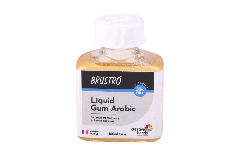 Brustro Professional Liquid Gum Arabic 100ml (75ml + 25ml Free) - Image 4