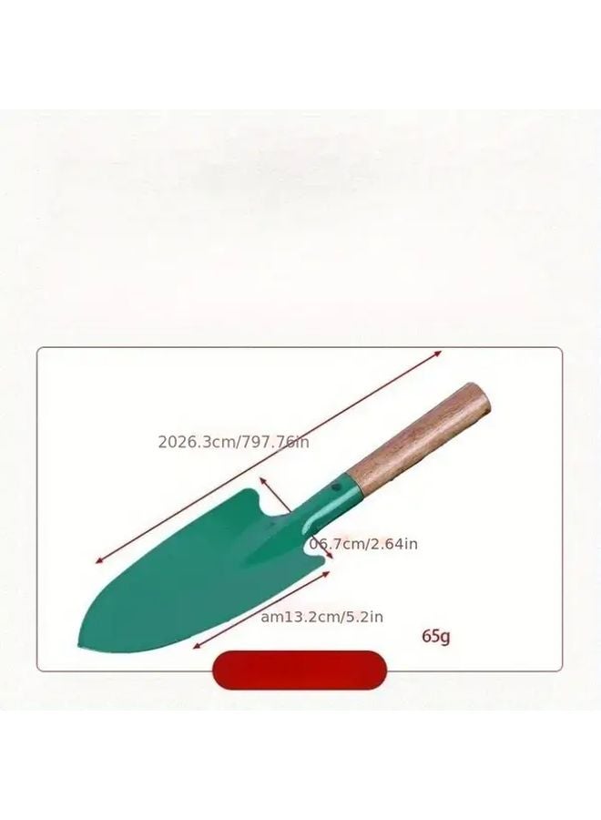 Wooden Handle Heavy Duty Metal Square Point Shovel for Gardening Digging Soil and Beach Use - Image 4