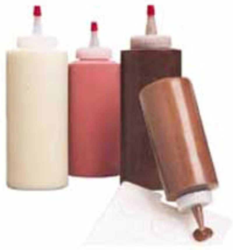 Wilton Mini Squeeze Bottles Reusable Plastic Bottles for Candy Melts Sauces  Baking Decorations 6 oz 2Count - Image 3