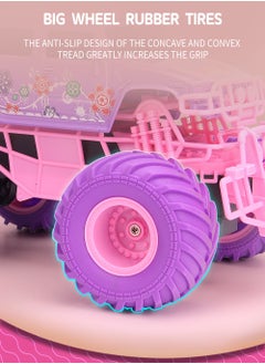 Generic All-terrain pink wireless remote control big foot climbing Bettle car  - Image 4
