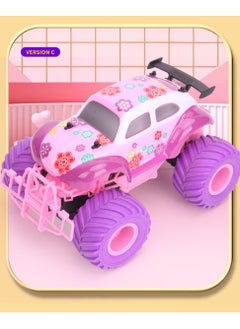 Generic All-terrain pink wireless remote control big foot climbing Bettle car  - Image 5