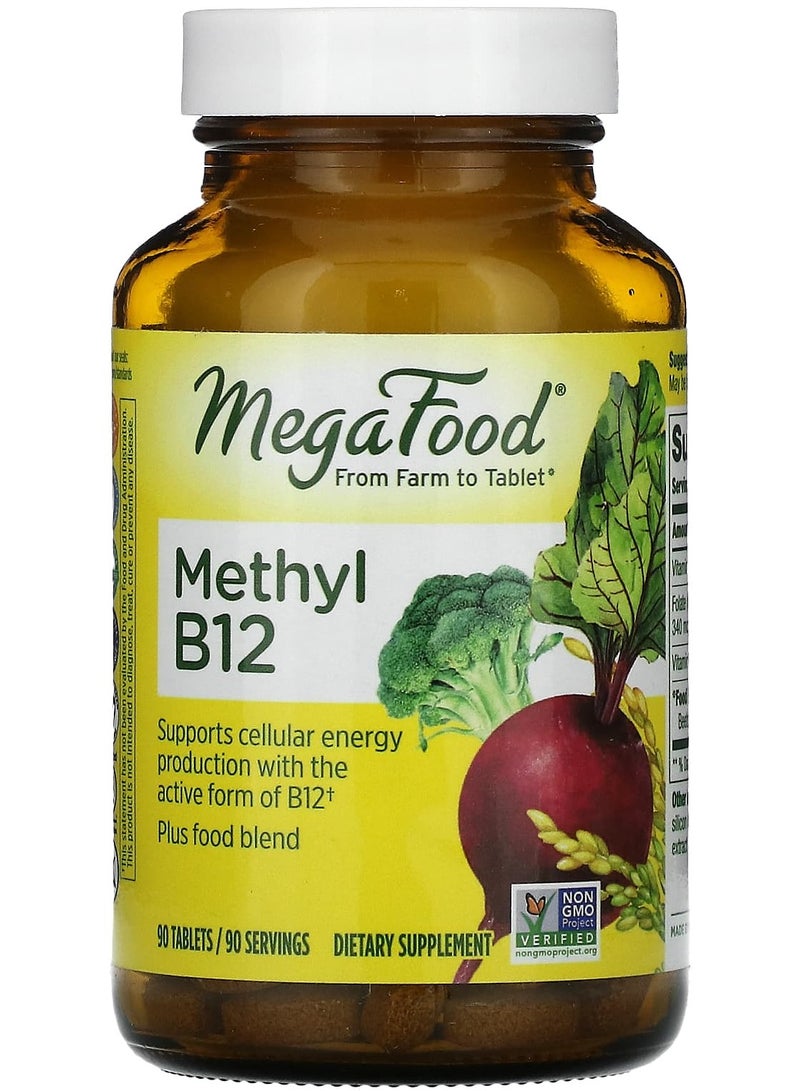 MegaFood Methyl B12, 90 Tablets