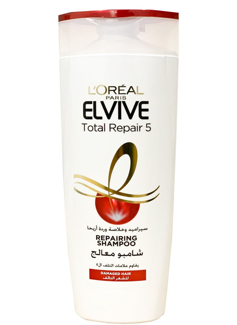 L'OREAL PARIS - L'Oréal Paris Elvive Total Repair 5 Repairing Shampoo 400 Ml - Image 1