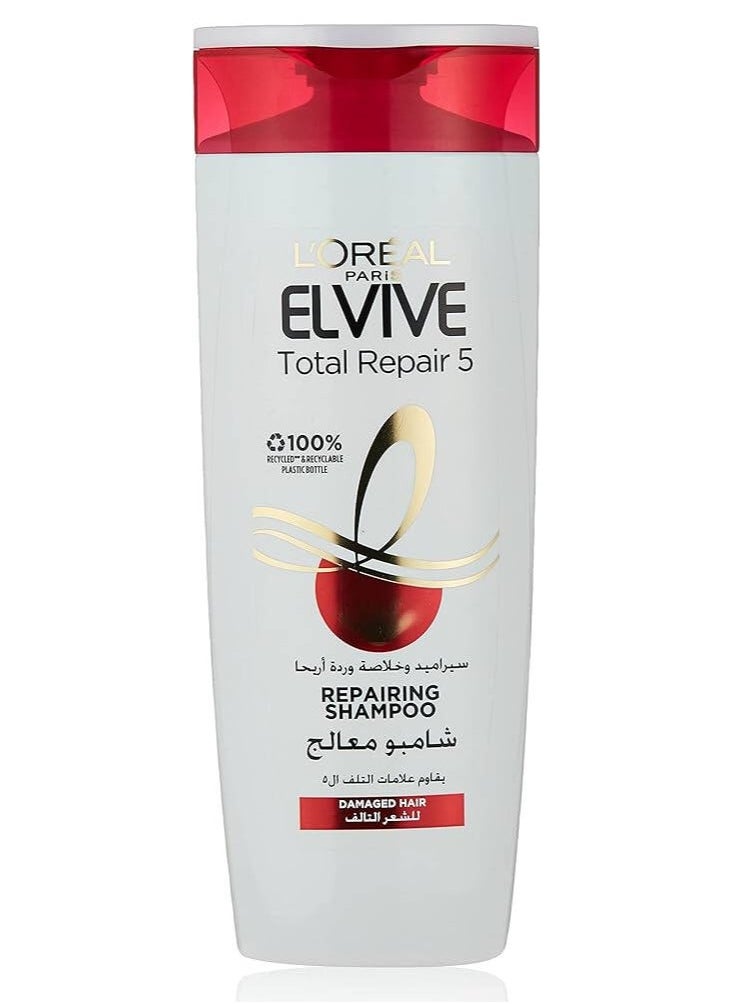 L'OREAL PARIS - L'Oréal Paris Elvive Total Repair 5 Repairing Shampoo 400 Ml - Image 1
