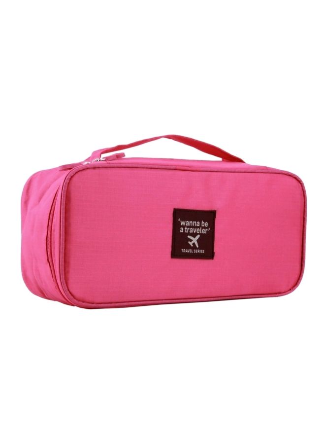 NIBEMINENT Waterproof Bra Underwear Lingerie Case Bag Rose Red 26.5centimeter - Image 1