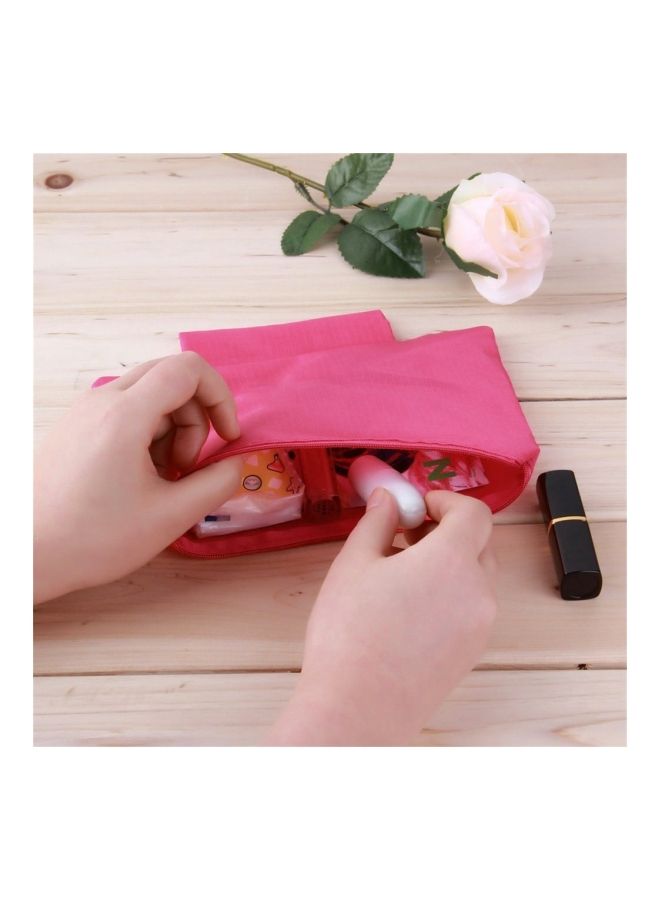 NIBEMINENT Waterproof Bra Underwear Lingerie Case Bag Rose Red 26.5centimeter - Image 3