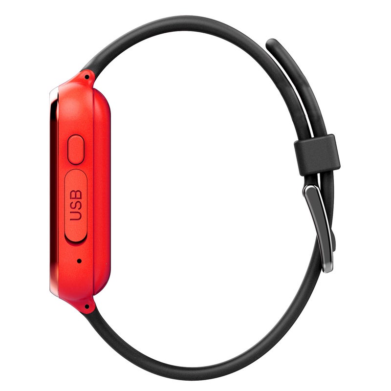 Disney ساعة ذكية للأطفال من أكوتايم ميكي ماوس مع شاشة تعمل باللمس التفاعلية - تحتوي على 10 واجهات ساعة قابلة للتغيير، كاميرا سيلفي، عداد خطوات، مسجل صوت، ألعاب، منبه، ساعة توقيت، وآلة حاسبة - Image 3