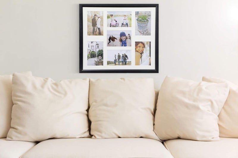 ARPAN 6"x4" Multi Aperture MDF Photo Picture Frame - Holds 7 Photos 6"x4" - Image 2