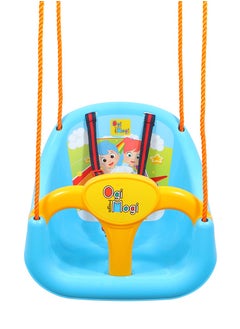 Ogi Mogi Toys Toddler Swing, Extra Durable, Comfortable High Back, Built In Safe Guard&Lock, Adjustable Backyard Swing Seat for Boys and Girls, Outdoor and Indoor Activities, Easy to Install, 1+ years  - Image 2