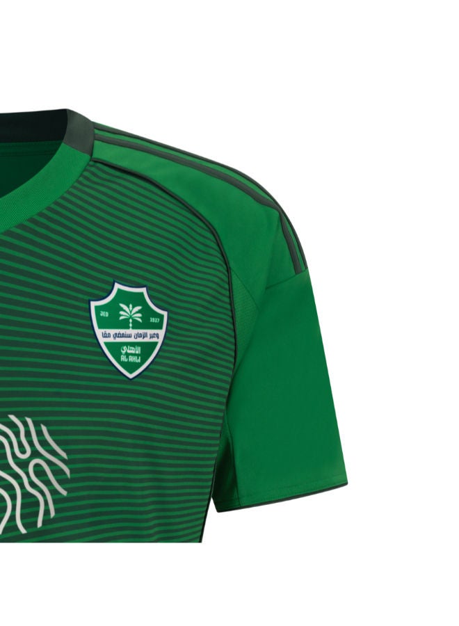 Adidas Al Ahli 25/26 Youth Home Jersey Green  - Image 3