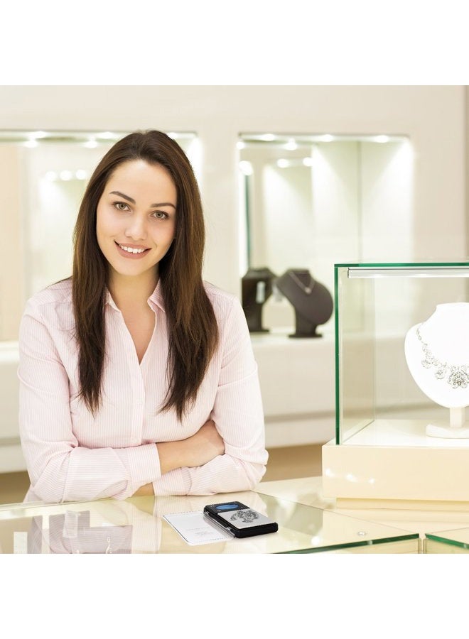 Smart Weigh ميزان جيب رقمي فائق النحافة ZIP600 600 جرام بدقة 0.1 جرام مع ميزة العد، ميزان جرام وأونصة، دقة عالية - Image 5