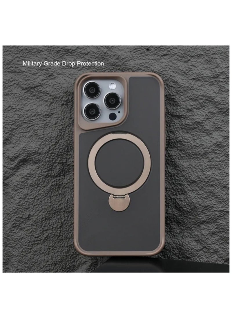 KyraTech iPhone Case with Ring Holder, Shockproof Protective Case, Wireless Charging Compatible  - Image 2