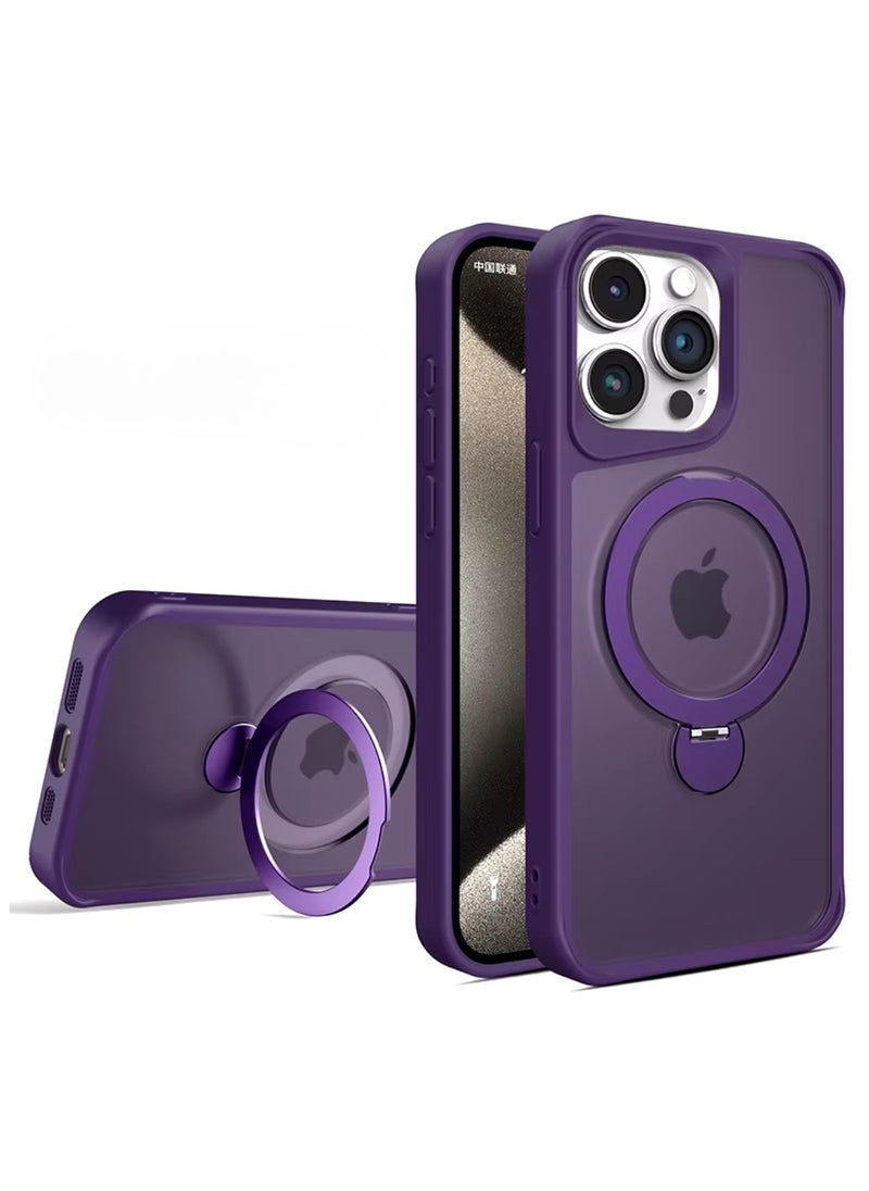 KyraTech iPhone Case with Ring Holder, Shockproof Protective Case, Wireless Charging Compatible  - Image 1