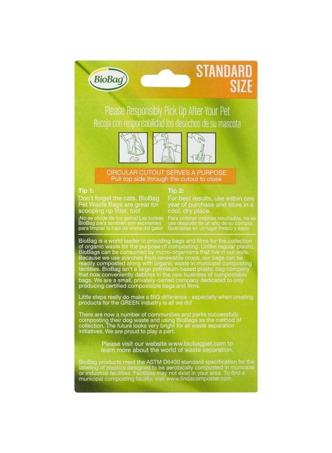 Biobag Compostable Pet Waste Bags, Standard Size, 50 Count (1871054) (Pack Of 4) - Image 2